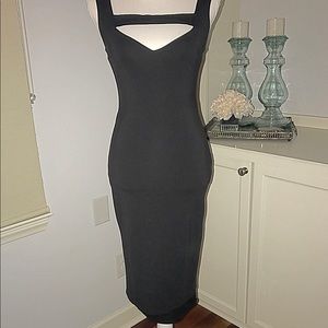 HMS BLACK CUT OUT DRESS SZ SMALL